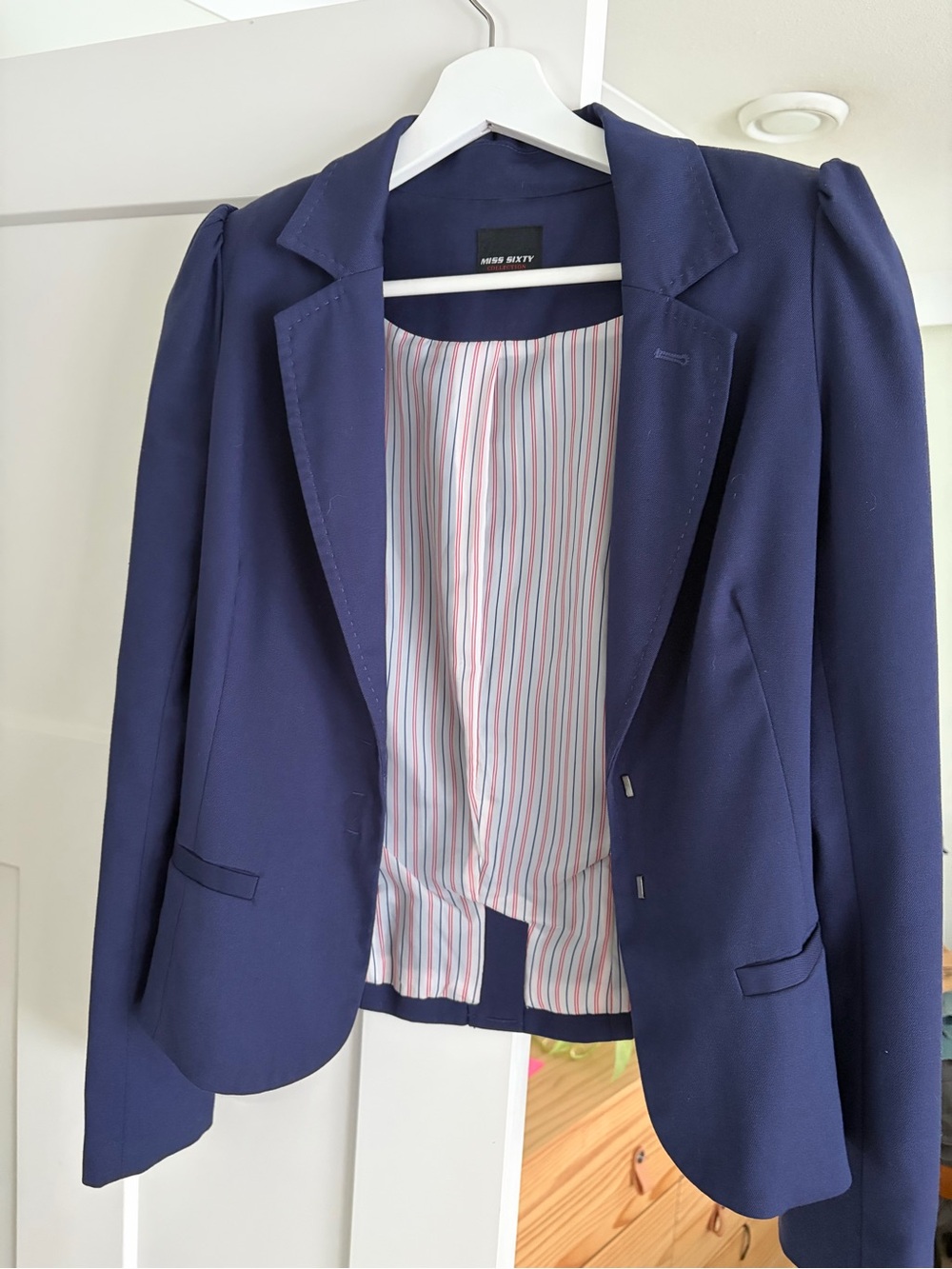 Miss Sixty Navy Blue Tailored Pantsuit